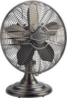 🌬️ lasko r12210 classic bronze table fan with 12-inch blade for cooling comfort in homes, offices, and bedrooms logo