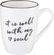 🙏 ceramic christian coffee mug - inspirational cup for women and men, 12oz - ideal christian gifts logo