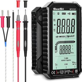 img 4 attached to 🔧 TRMS 6000 Counts Digital Multimeter with 4.7 inch Large Screen - Voltmeter Tester for Fast Auto-Ranging Voltage, Current, Resistance, Diodes, Continuity, Duty-Cycle, Capacitance, Temp - Black