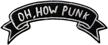 punk embroidered applique iron patch logo