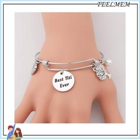 img 2 attached to 🎁 FEELMEM Grandma Anniversary Birthday Girls' Bracelet – A Timeless Jewelry Gift!