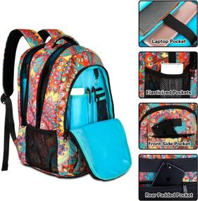 img 2 attached to 🎒 Versatile Backpack for School, Travel, and Outdoor Hiking Adventures