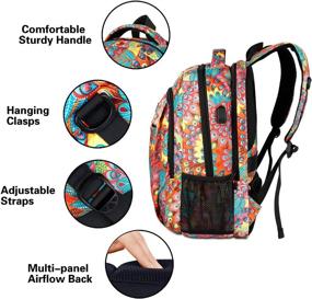 img 1 attached to 🎒 Versatile Backpack for School, Travel, and Outdoor Hiking Adventures