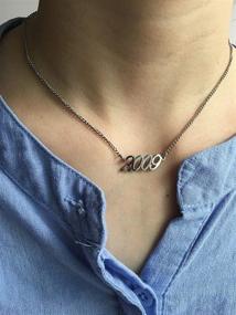 img 2 attached to Wigerlon Year Number Necklace for 🎂 Girls - Perfect Birthday Jewelry for SEO