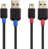 ⚡️ 2-pack mini black industrial electrical cables by cable matters логотип