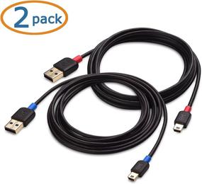 img 3 attached to ⚡️ 2-Pack Mini Black Industrial Electrical Cables by Cable Matters