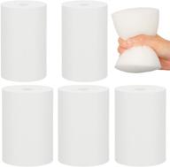 🔸 weewooday pack of 6 foam inserts for cup turner - compatible with 10 oz to 40 oz skinny and common tumblers crafting - work with 3/4 inch pvc pipe - white logo