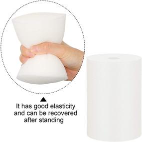 img 1 attached to 🔸 Weewooday Pack of 6 Foam Inserts for Cup Turner - Compatible with 10 oz to 40 oz Skinny and Common Tumblers Crafting - Work with 3/4 Inch PVC Pipe - White