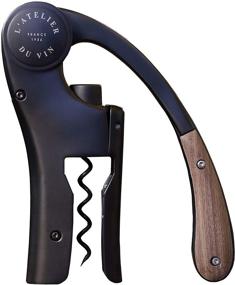 img 4 attached to 🍷 L'Atelier du Vin Oeno Motion Black-Wood Lever Corkscrew: The Perfect Tool for Effortless Wine Opening