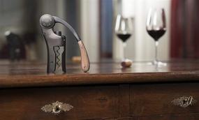 img 2 attached to 🍷 L'Atelier du Vin Oeno Motion Black-Wood Lever Corkscrew: The Perfect Tool for Effortless Wine Opening