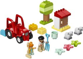 img 3 attached to 🚜 LEGO DUPLO Town Farm Tractor & Animal Care 10950: Creative Playset for Toddlers - Toy Tractor + 2 Sheep