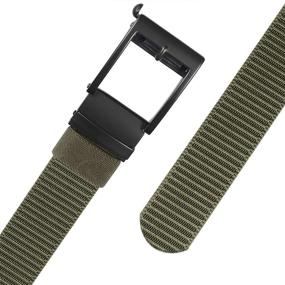 img 3 attached to 👨 Moonsix Ratchet Adjustable Military Automatic Men's Accessories and Belts: Style meets Functionality