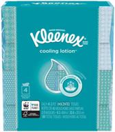 💦 stay fresh with kleenex cooling lotion kleenex 45 ct, 4 pack logo