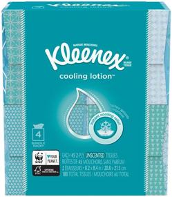 img 1 attached to 💦 Stay Fresh with Kleenex Cooling Lotion Kleenex 45 Ct, 4 Pack