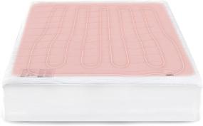 img 3 attached to 🔥 Bedsure Heated Mattress Pad Twin: Quilted Electric Twin Mattress Pad - 5 Heat Settings, Auto Shut Off, 10hr Timer