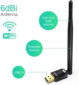 img 3 attached to Adapter Wireless 150Mbps Network Antenna