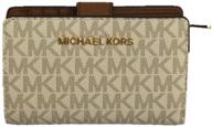 👜 michael michael kors women's travel bifold handbags & wallets logo