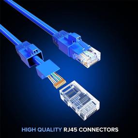 img 1 attached to Эзернет-кабель 75 футов CAT6 высокоскоростной интернет-сетевой LAN-патч-кабель шнур (75 футов)
