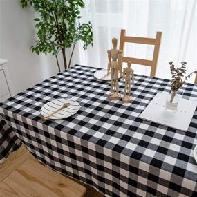 img 2 attached to Aquazolax Farmhouse Buffalo Gatherings Tablecloth: Rustic Elegance for the Perfect Gathering