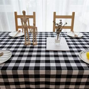 img 1 attached to Aquazolax Farmhouse Buffalo Gatherings Tablecloth: Rustic Elegance for the Perfect Gathering