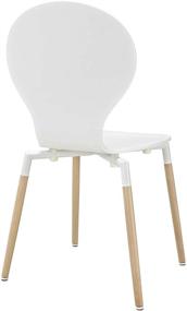 img 1 attached to Modway Path Dining Chair White