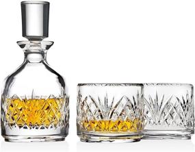 img 1 attached to 🥃 Whiskey Decanter Glasses by Godinger - Stackable and SEO-Friendly