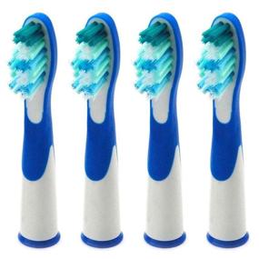 img 4 attached to 🦷 Oral B Sonic Complete Replacement Toothbrush Heads - 4 Pack Refills - Oralb Braun Compatible Brush Heads for Sonic, Sonic Complete & Vitality Sonic Oral-B Electric Base