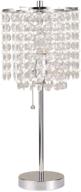 💡 ore international 8315c deco glam table lamp: elegant 20.25" silver lighting fixture логотип