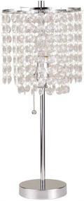 img 2 attached to 💡 Ore International 8315C Deco Glam Table Lamp: Elegant 20.25" Silver Lighting Fixture