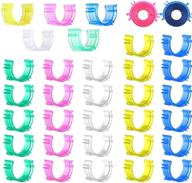 🧵 yeqin 50-pack sewing bobbin clips - small sewing tool accessory for bobbin holder - colorful thread clips for convenient sewing logo