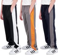 🏀 real essentials pack sweatpants: premium basketball boys' pants collection logo