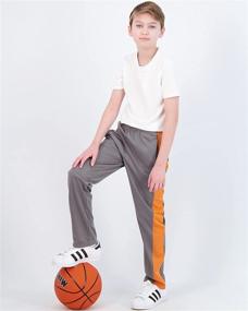 img 1 attached to 🏀 Real Essentials Pack Sweatpants: Premium Basketball Boys' Pants Collection