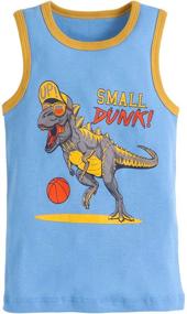 img 3 attached to Frogwill Dinosaur Print Undershirt 18M-5Y Boys' Clothing and Tops, Tees & Shirts