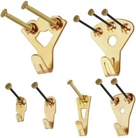 img 4 attached to Coologin 120 Pcs Picture Hangers: Heavy Duty Photo Frame Hooks for Wall Mounting - Holds 10-100 lbs