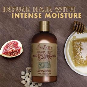 img 2 attached to 🍯 SheaMoisture Manuka Honey & Mafura Oil Hydrating Shampoo, 13 oz