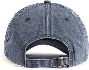 img 3 attached to 🧢 Zylioo XXL Oversize Washed Cotton Baseball Cap for Big Heads 23.5"-25.5" - Large Pigment Dyed Dad Hat with Soft Crown Sports Cap