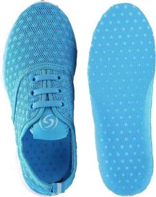 img 2 attached to KARIDO Kid's Slip-on Aqua Water Shoes - Quick Drying Athletic Sneakers