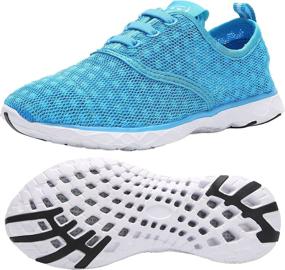 img 4 attached to KARIDO Kid's Slip-on Aqua Water Shoes - Quick Drying Athletic Sneakers