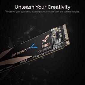 img 2 attached to 💥 Sabrent 500GB Rocket NVMe PCIe 4.0 M.2 2280 SSD: Освободите огромную производительность с максимальной скоростью