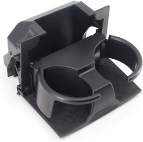 img 2 attached to 🚗 FEXON Rear Seat Center Console Cup Holder Replacement for Pathfinder 2005-2012, Xterra 2005-2015, Frontier 2005-2019 - Replaces OEM 96965-ZP00C (Black)