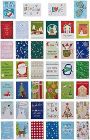 img 4 attached to 🎄 Christmas Lunch Box Mini Notes by American Greetings, Packed with Festive Holiday Cheer (40-Count)