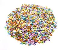 🌸 vibrant honbay 100 gram 6mm diy colorful plum blossom flower sequins craft supplies: enhance your creations! logo