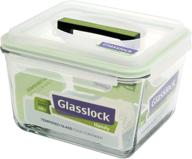 15-cup rectangle handy container by glasslock logo
