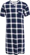 luxilooks nightgown nightshirt sleepwear loungewear men's clothing logo