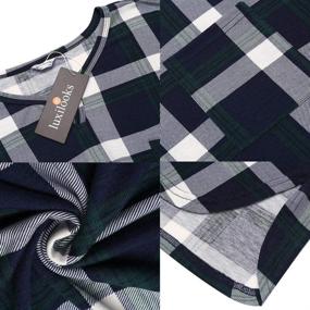 img 1 attached to Luxilooks Nightgown Nightshirt Sleepwear Loungewear Men's Clothing