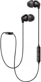 img 4 attached to 🎧 Philips UpBeat SHB3595 Wireless Headphones, Superior 6-Hour Playtime, In-line Mic - Sleek Black