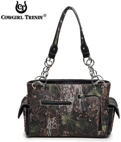 img 1 attached to Camouflage Western Concealed Handbag Shoulder