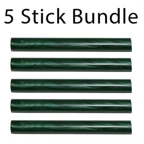 img 3 attached to 🔒 5-Pack Emerald Green Wax Seal Sticks - Premium Quality Green Sealing Wax - Made in USA with Green Wax Seal Ingredients