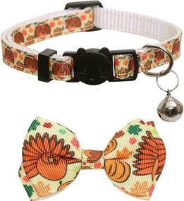 img 3 attached to Lamphyface Thanksgiving Collar Breakaway Adjustable Cats