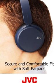 img 2 attached to Беспроводные наушники JVC HAS35BTA с глубоким басом, Bluetooth 4.1 - 17 часов аккумуляторной жизни, совместимы с голосовым помощником.